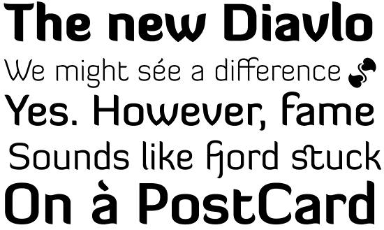 font diavlo medium